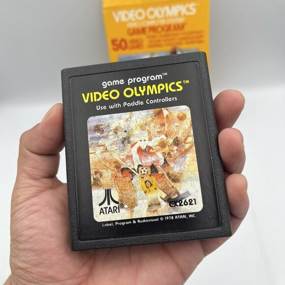 Video Olympics (1977) Atari 2600 - 50 Video Games CIB - Picture 8 of 9